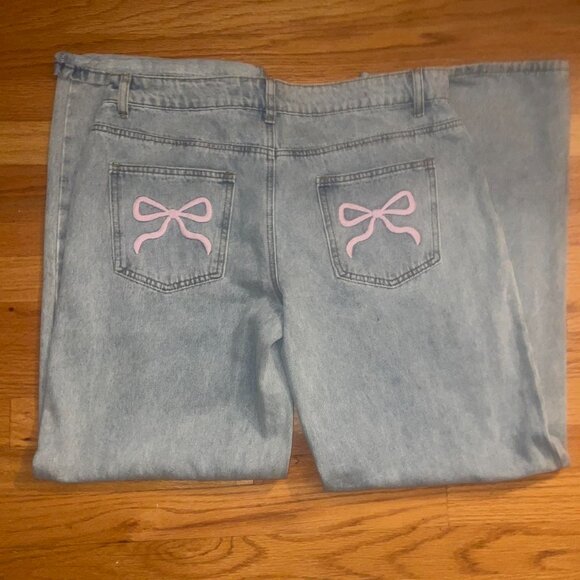 edikted bow jeans - Picture 2 of 4